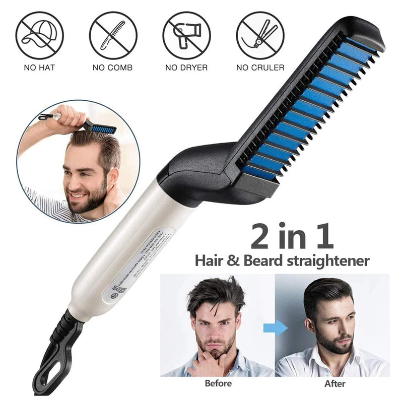 Difusor Chapinha Modelador Pente Portátil Para Cabelo E Barba Masculino